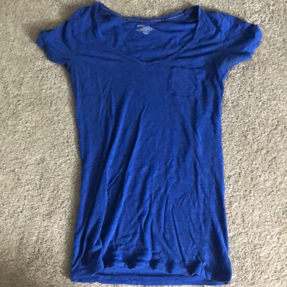 VS blue 55% cotton t-shirt